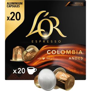 Café Espresso Colombia Cápsulas 20 U L'OR (L'OR)