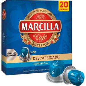 Café Descafeinado 20 Cápsulas 20 U MARCILLA (MARCILLA)