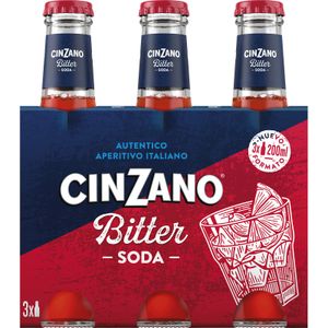 Bitter con Alcohol Soda Pack de 3