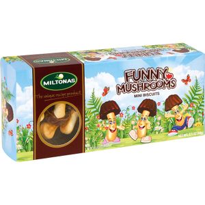 Galletas con Chocolate Leche Funny Mushrooms