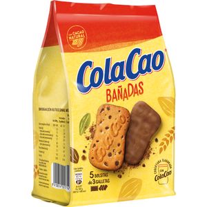 Galletas Cola Cao Bañadas con Chocoolate