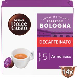 Café Descafeinado Bologna Cápsulas 14 U DOLCE GUSTO (GUSTO)