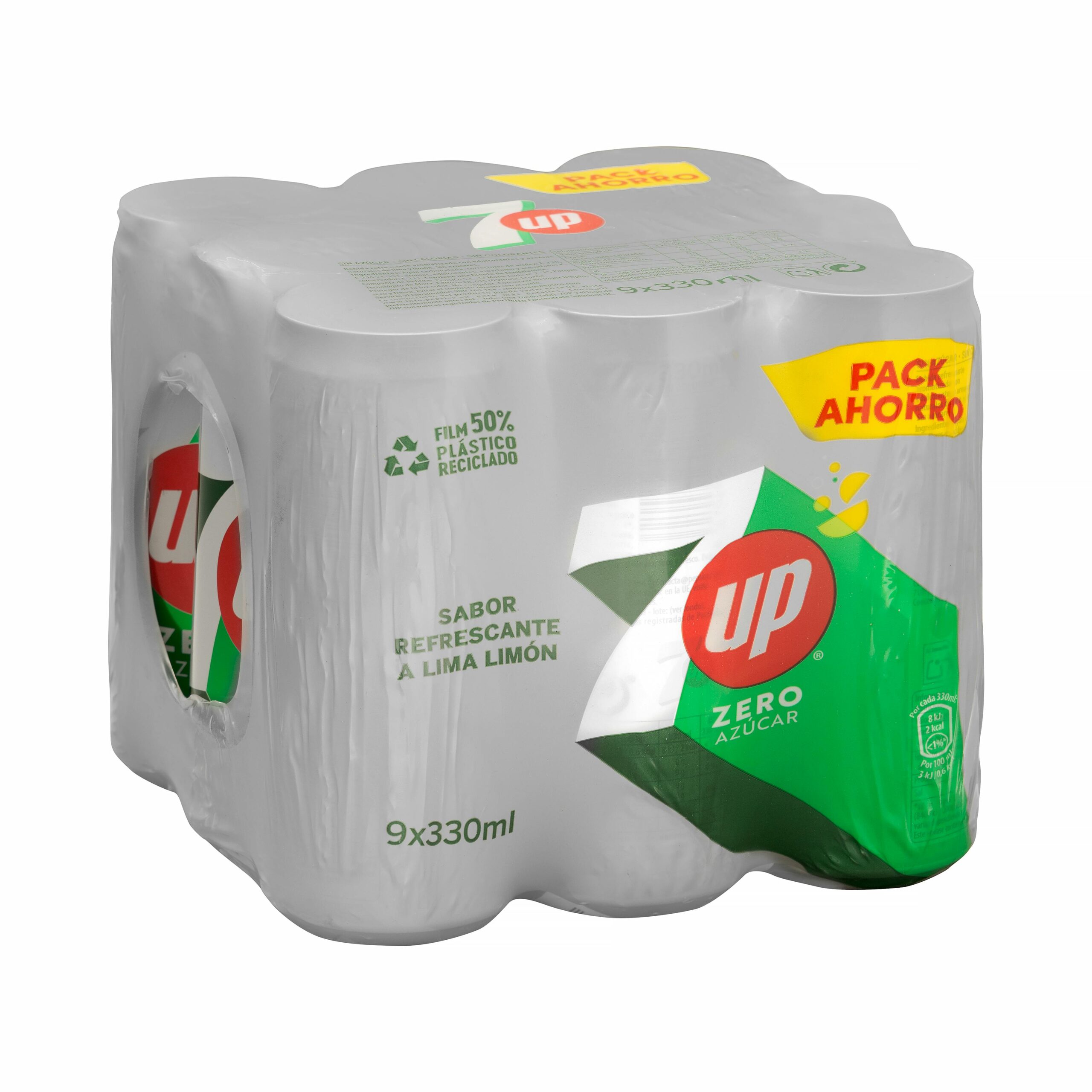 Refresco lima limón 7 Up Zero azúcar