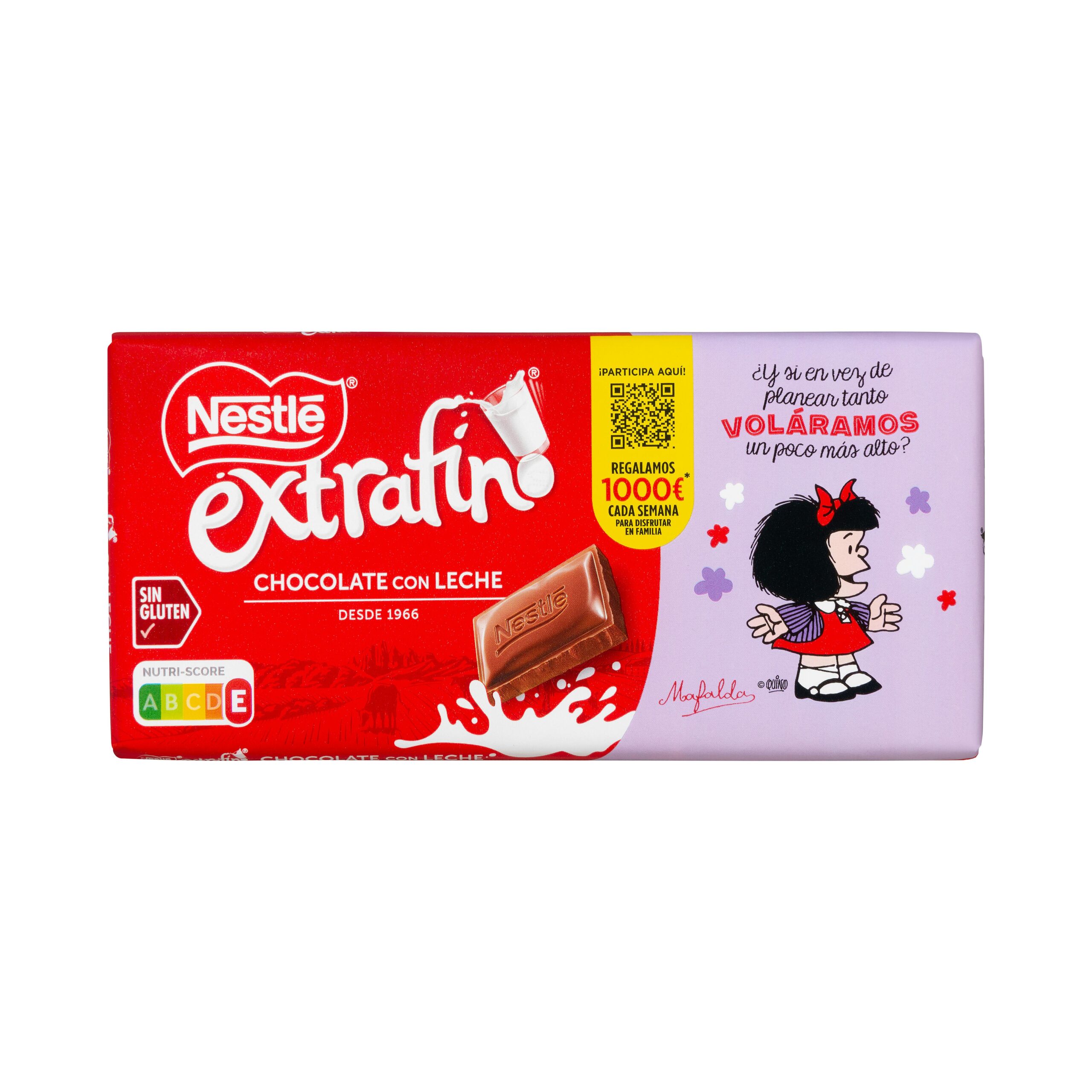 Chocolate con leche extrafino Nestlé