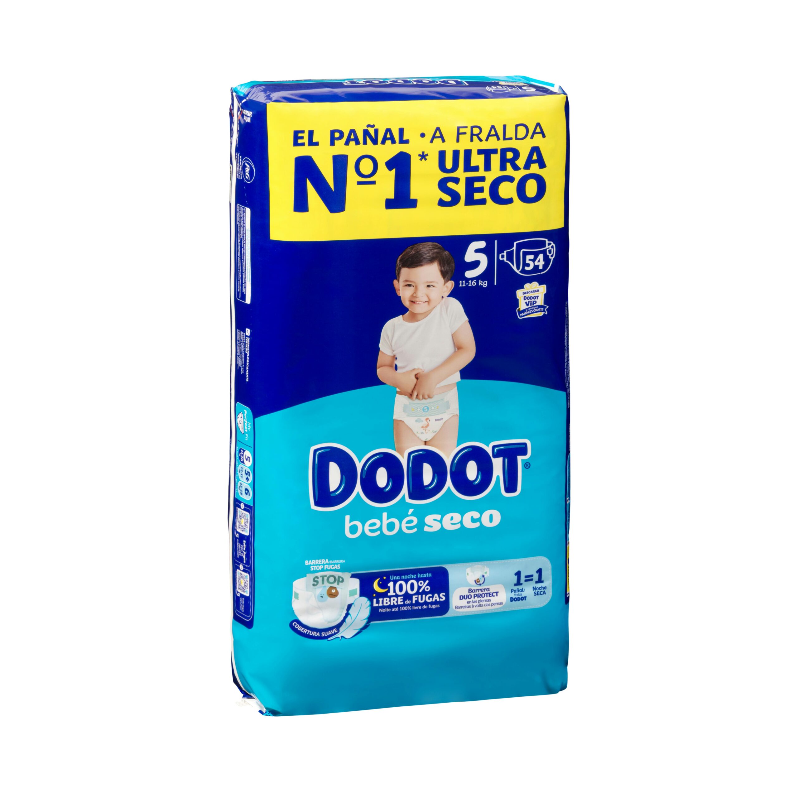 Pañales bebé talla 5 de 11-16 kg Dodot