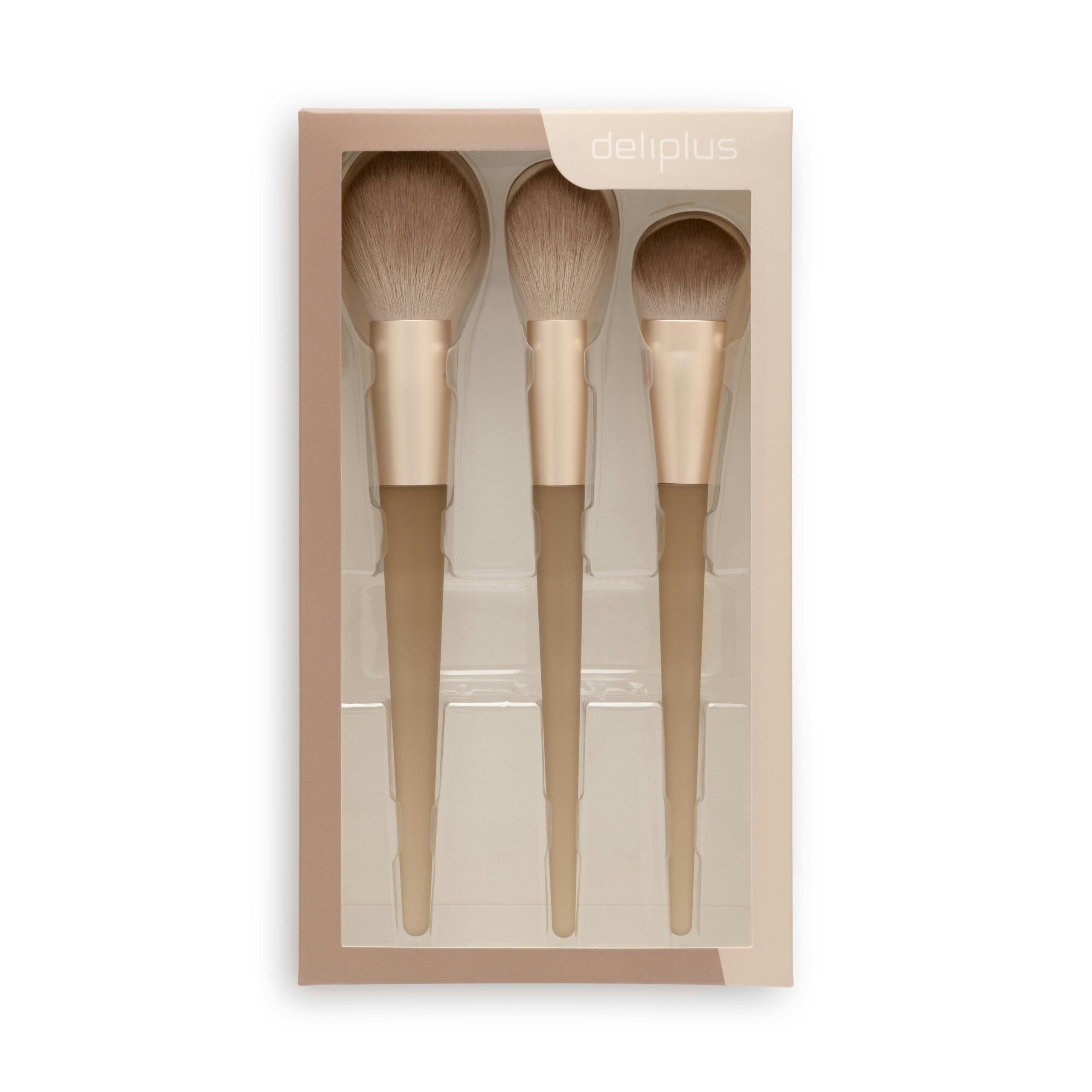Kit nude de pinceles rostro Deliplus