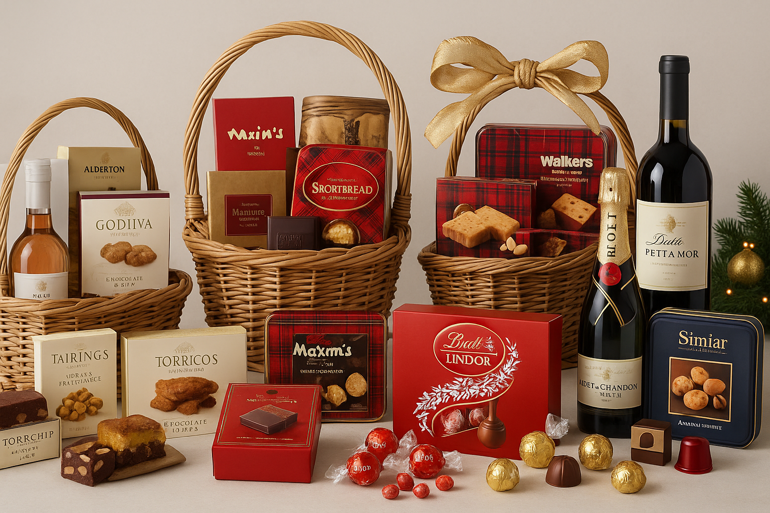 Packs y cestas españolas de navidad para europa Ibermarket