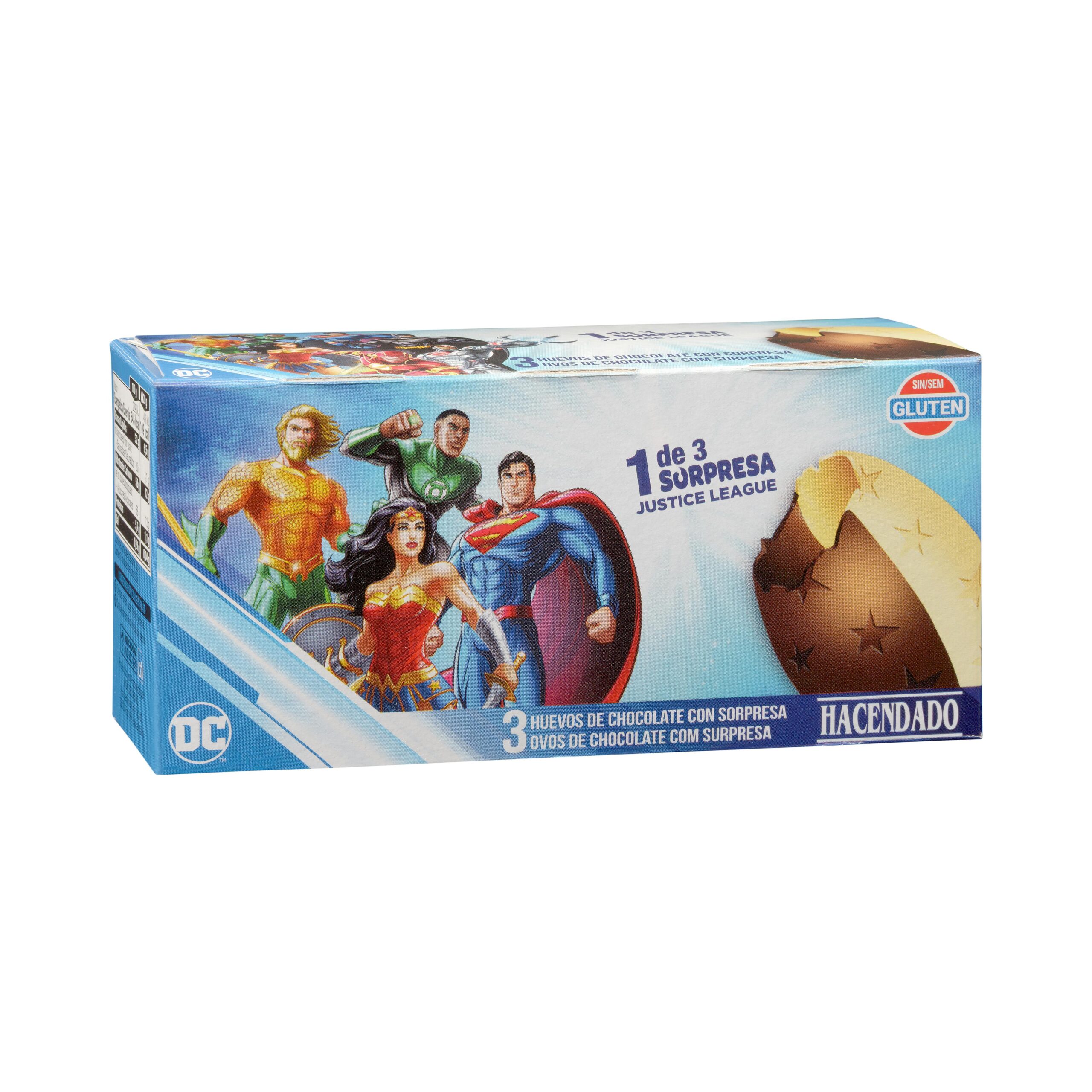 Huevos sorpresa de chocolate Hacendado dibujo