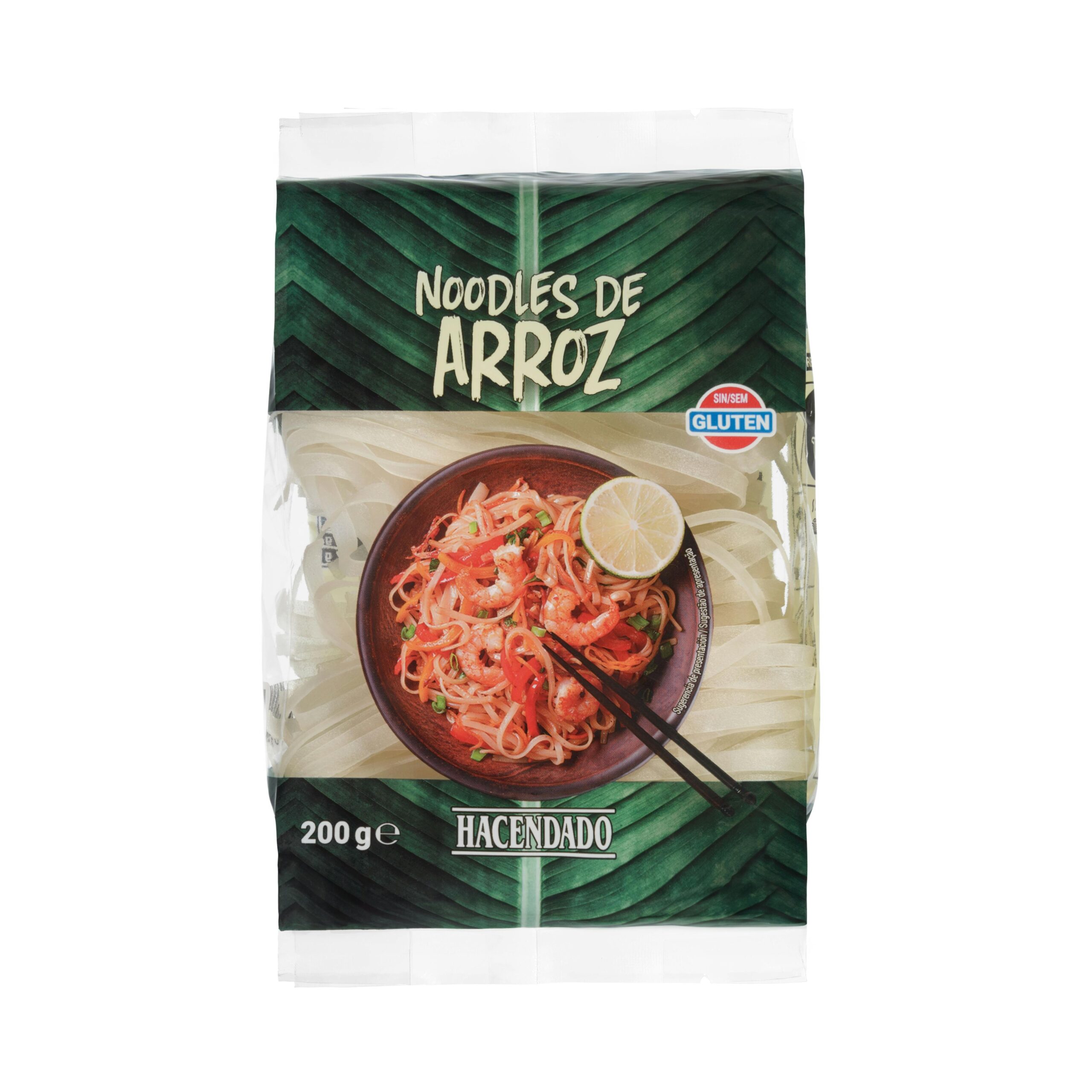 Noodles de arroz Hacendado