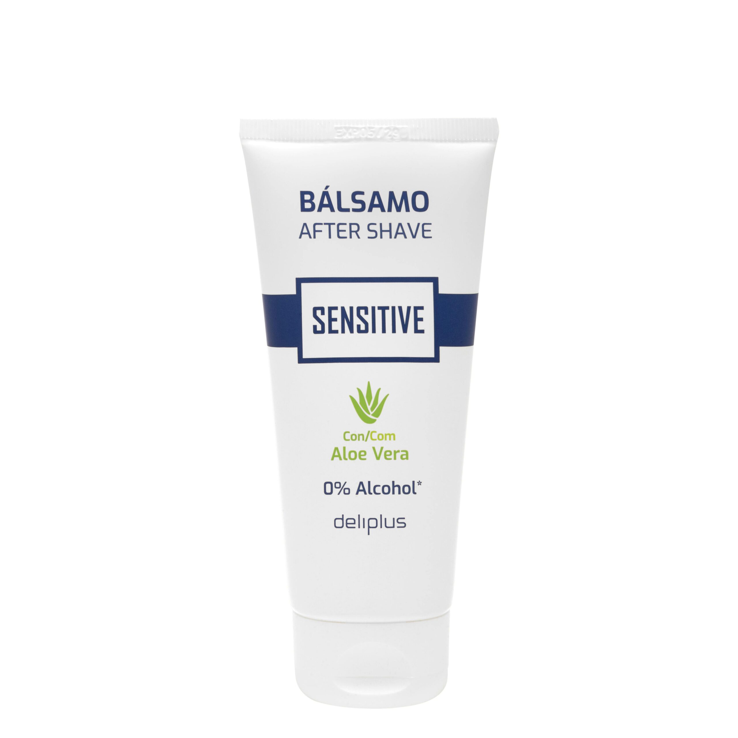 Bálsamo after shave Sensitive Deliplus con aloe vera y 0% alcohol