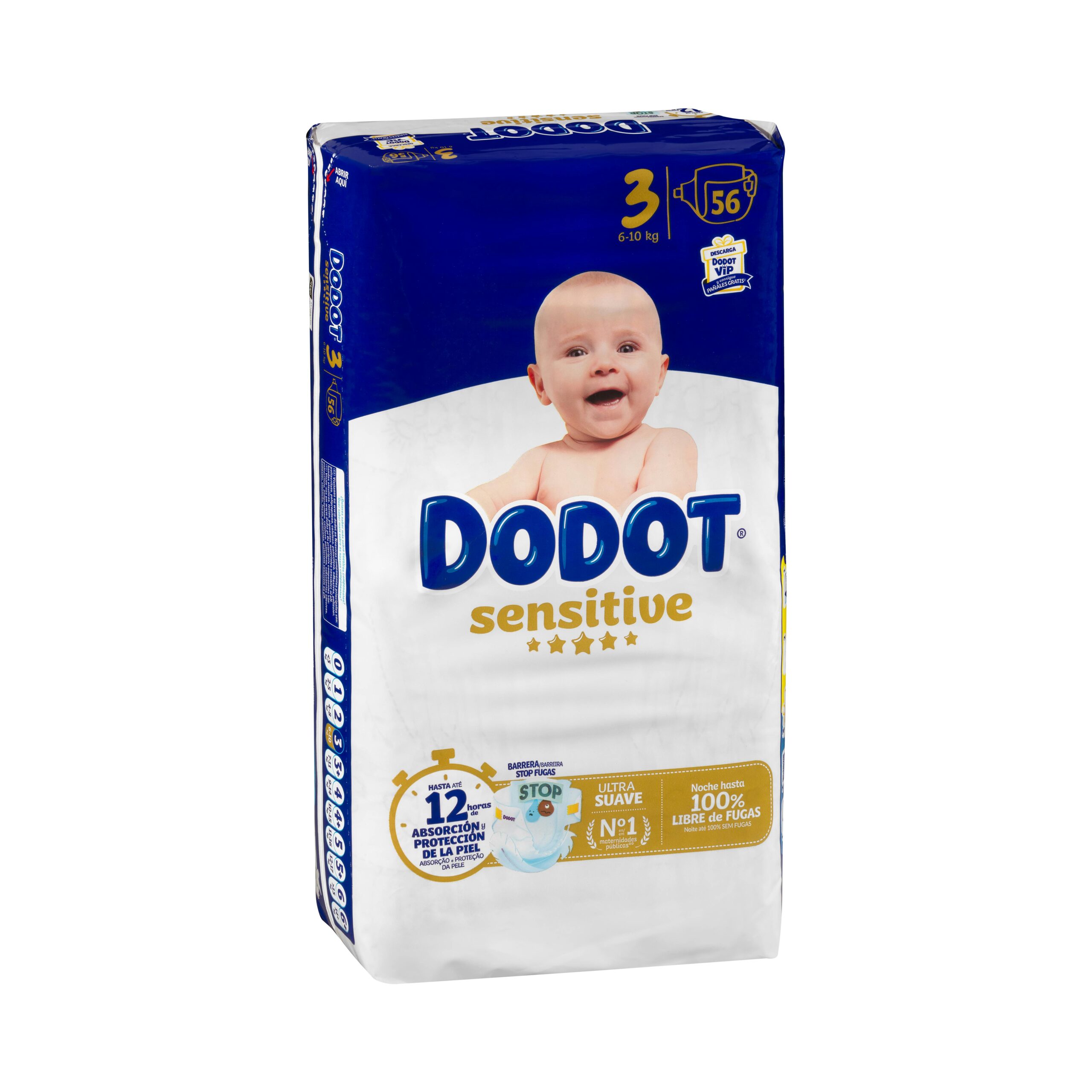 Pañales bebé talla 3 de 6-10 kg Dodot