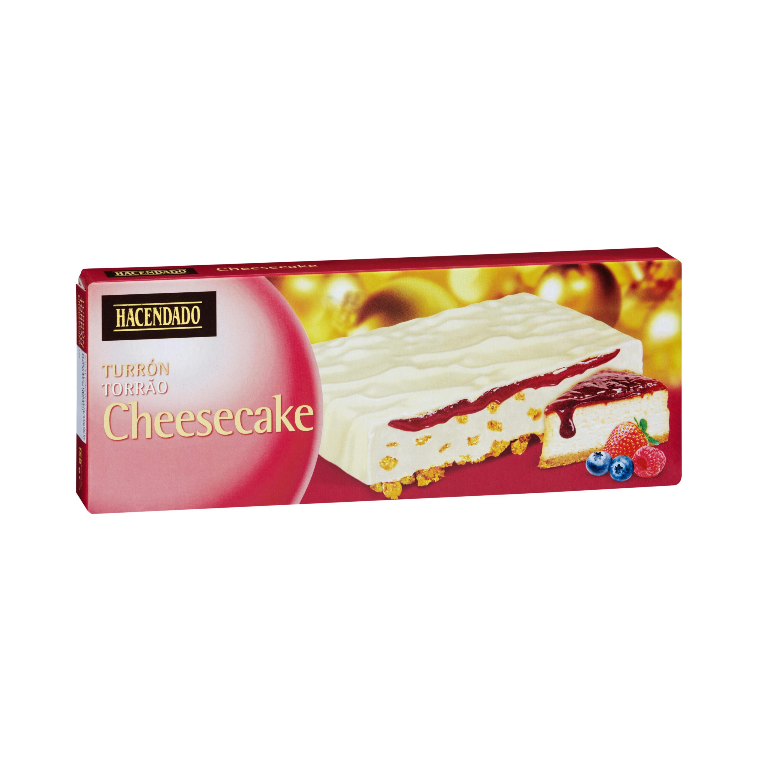 Turrón de cheesecake Hacendado