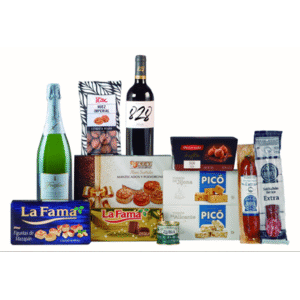 Lote 2 Cesta de Navidad 12 artículos europa