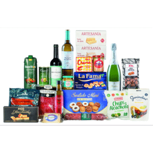 Lote Sin Gluten Cesta de Navidad 21 artículos europa sin gluten